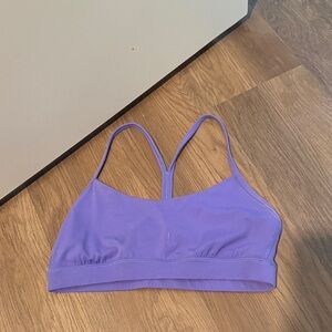 Purple Strappy Lululemon Flo-Y Bra